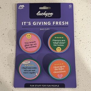 NEW! Luckyoo Bag Clips Set